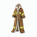 Bata térmica La Nocte, estilo Sherpa camel y crema
